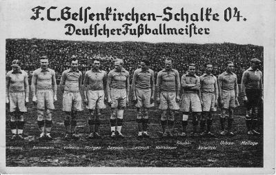 TOP Stadtwappen Gelsenkirchen Antik FC Schalke 04 Nostalgie Postkarte 